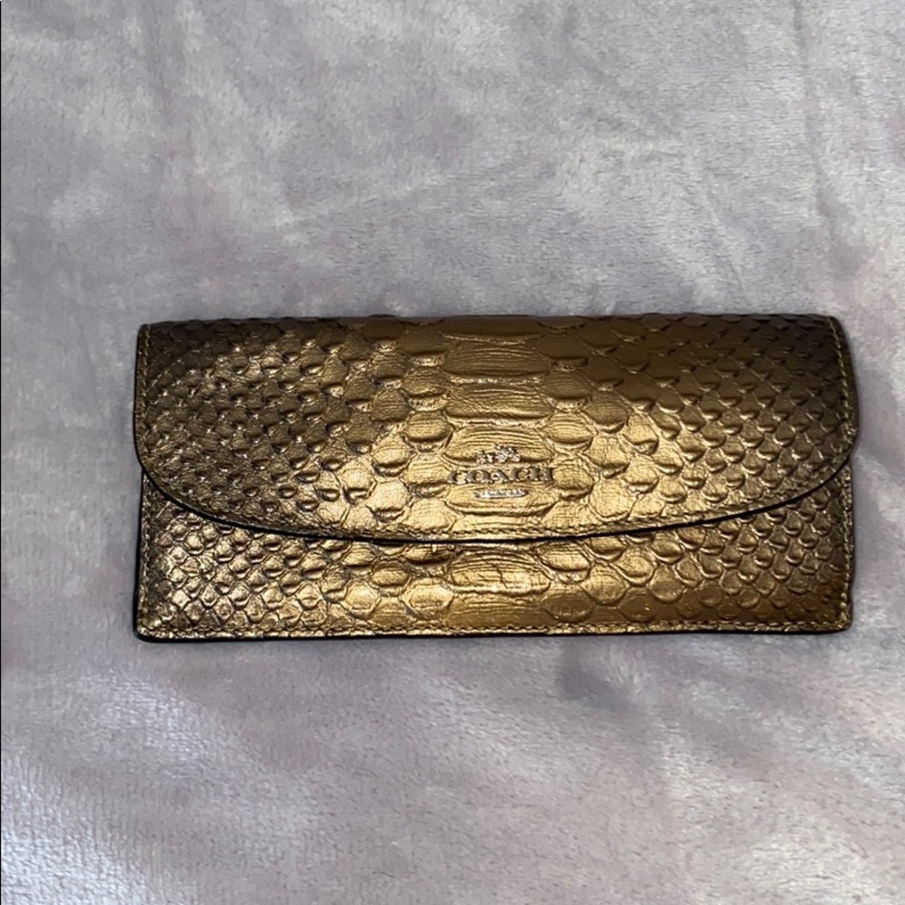 Coach snakeskin Wallet